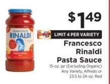 Francesco Rinaldi Pasta Sauce
