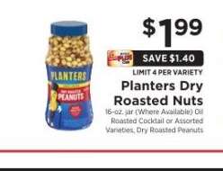 Planters Dry Roasted Nuts