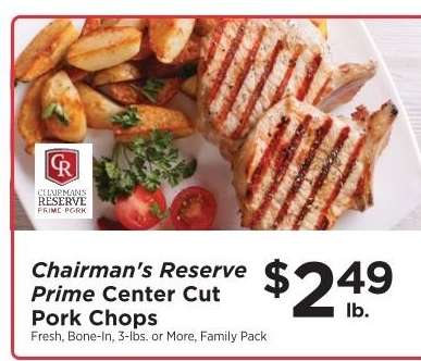 Chairman's Reserve Prime Center Cut Pork Chops