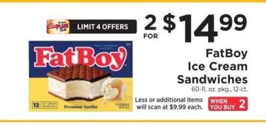FatBoy Ice Cream Sandwiches