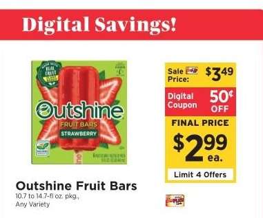 Outshine Fruit Bars