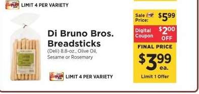 Di Bruno Bros. Breadsticks