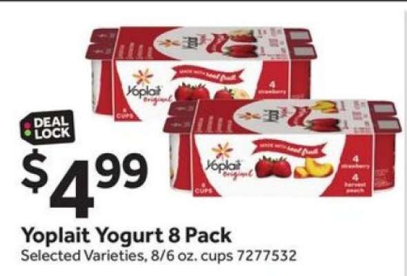 Yoplait Yogurt 8 Pack
