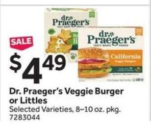 Dr. Praeger's Veggie Burger or Littles