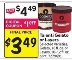 Talenti Gelato or Layers