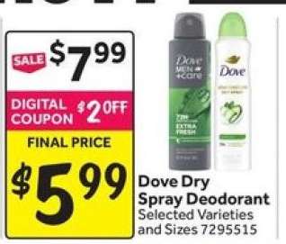 Dove Dry Spray Deodorant