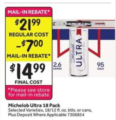Michelob Ultra 18 Pack