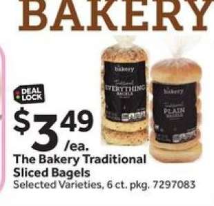The Bakery Traditional Sliced Bagels