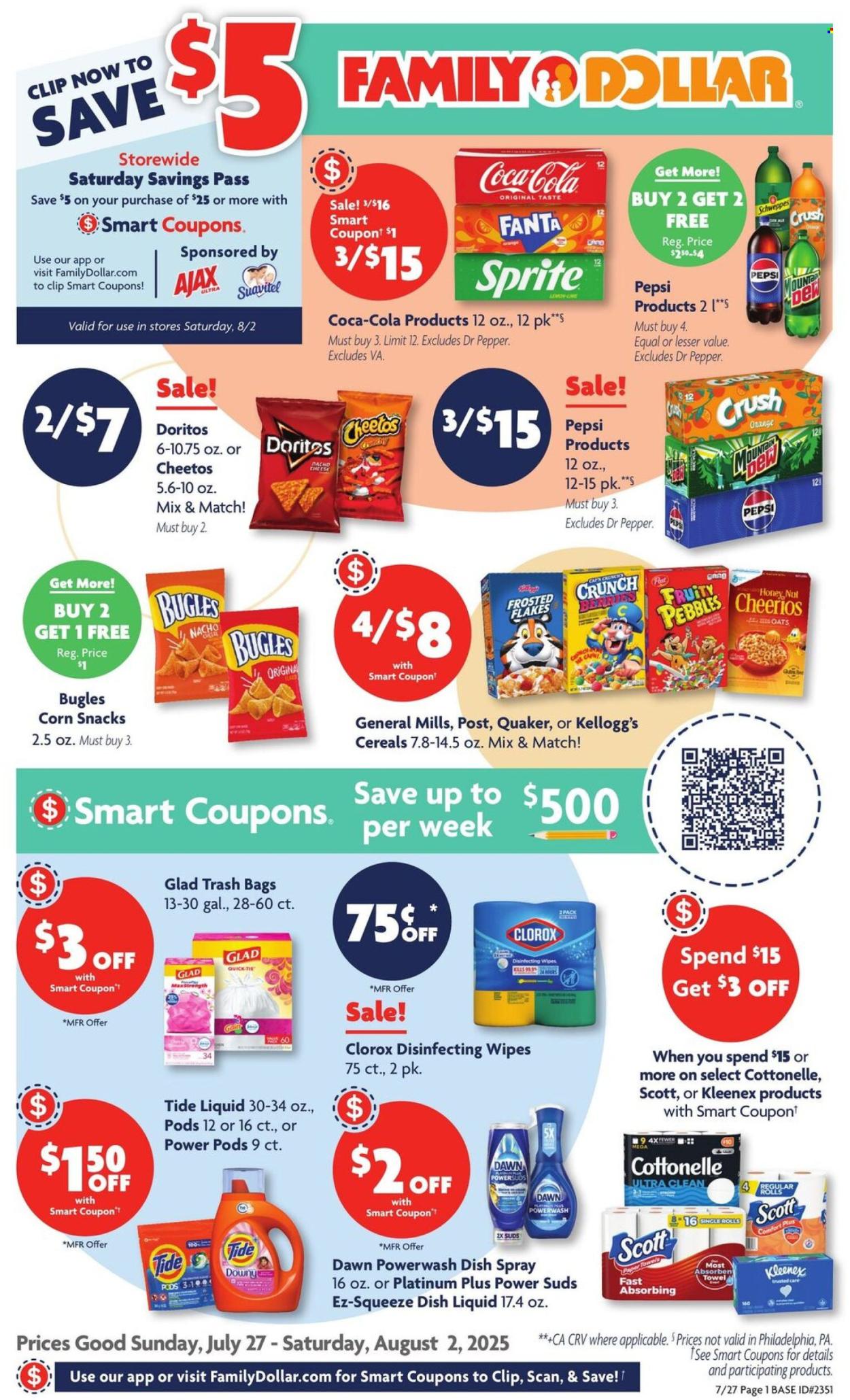 Family Dollar ad - 07/27/2025 - 08/02/2025. Page 1