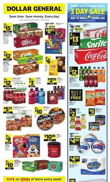 Dollar General Flyer - 07/27/2025 - 08/02/2025.