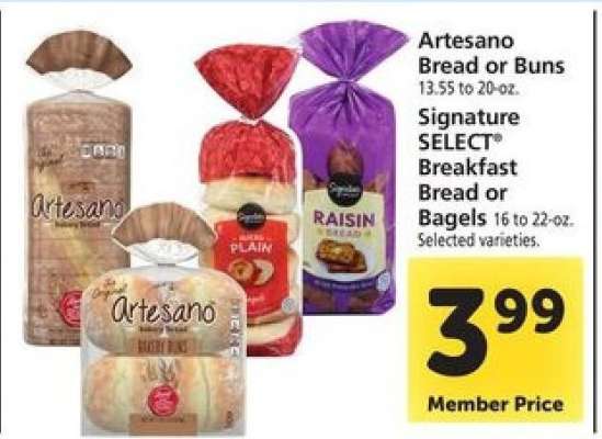 Artesano Bread or Buns