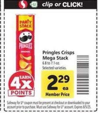 Pringles Crisps Mega Stack