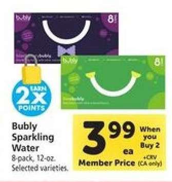 Bubly Sparkling Water