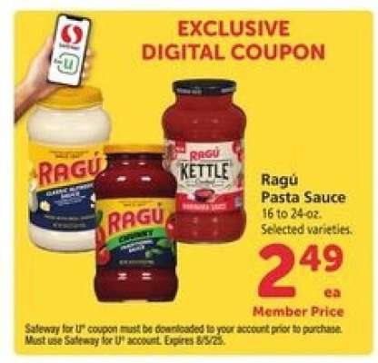 Ragú Pasta Sauce