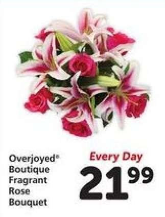 Overjoyed® Boutique Fragrant Rose Bouquet