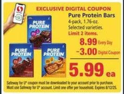 Pure Protein Bars*