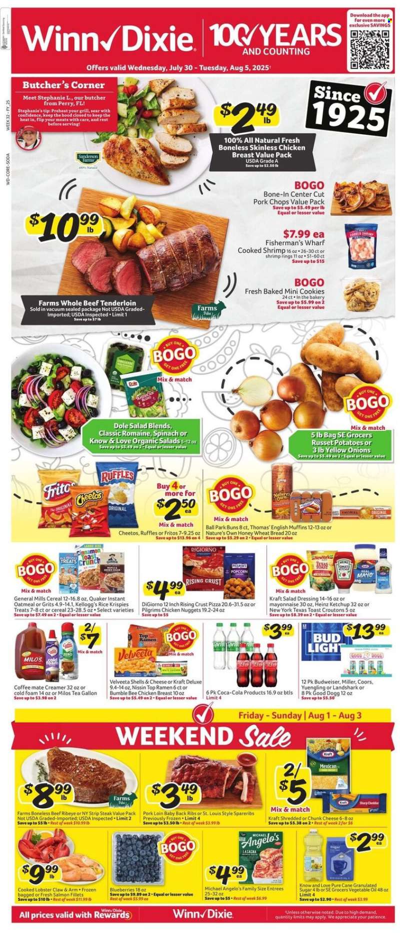 Winn Dixie Flyer - 07/30/2025 - 08/05/2025.