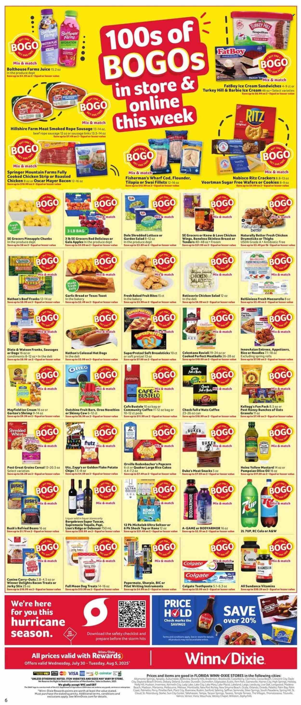 Winn Dixie ad - 07/30/2025 - 08/05/2025. Page 7