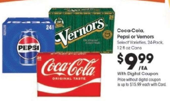 Coca-Cola, Pepsi or Vernors