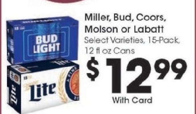Miller, Bud, Coors, Molson or Labatt