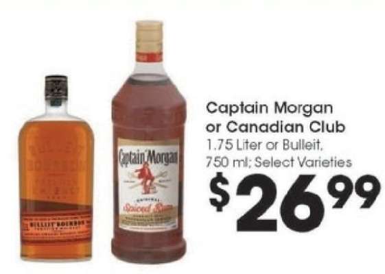 Captain Morgan or Canadian Club
