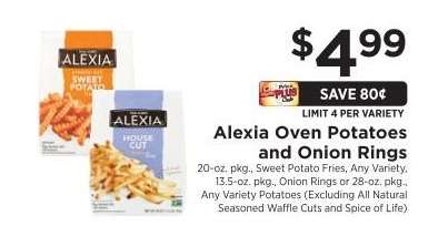 Alexia Oven Potatoes and Onion Rings