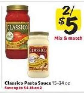Classico Pasta Sauce