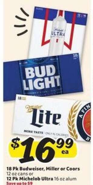 Budweiser, Miller or Coors