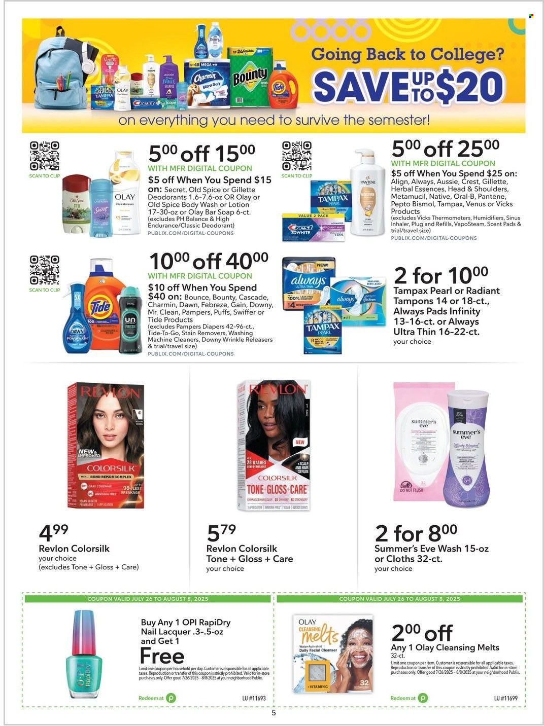 Publix ad - 07/26/2025 - 08/08/2025. Page 5