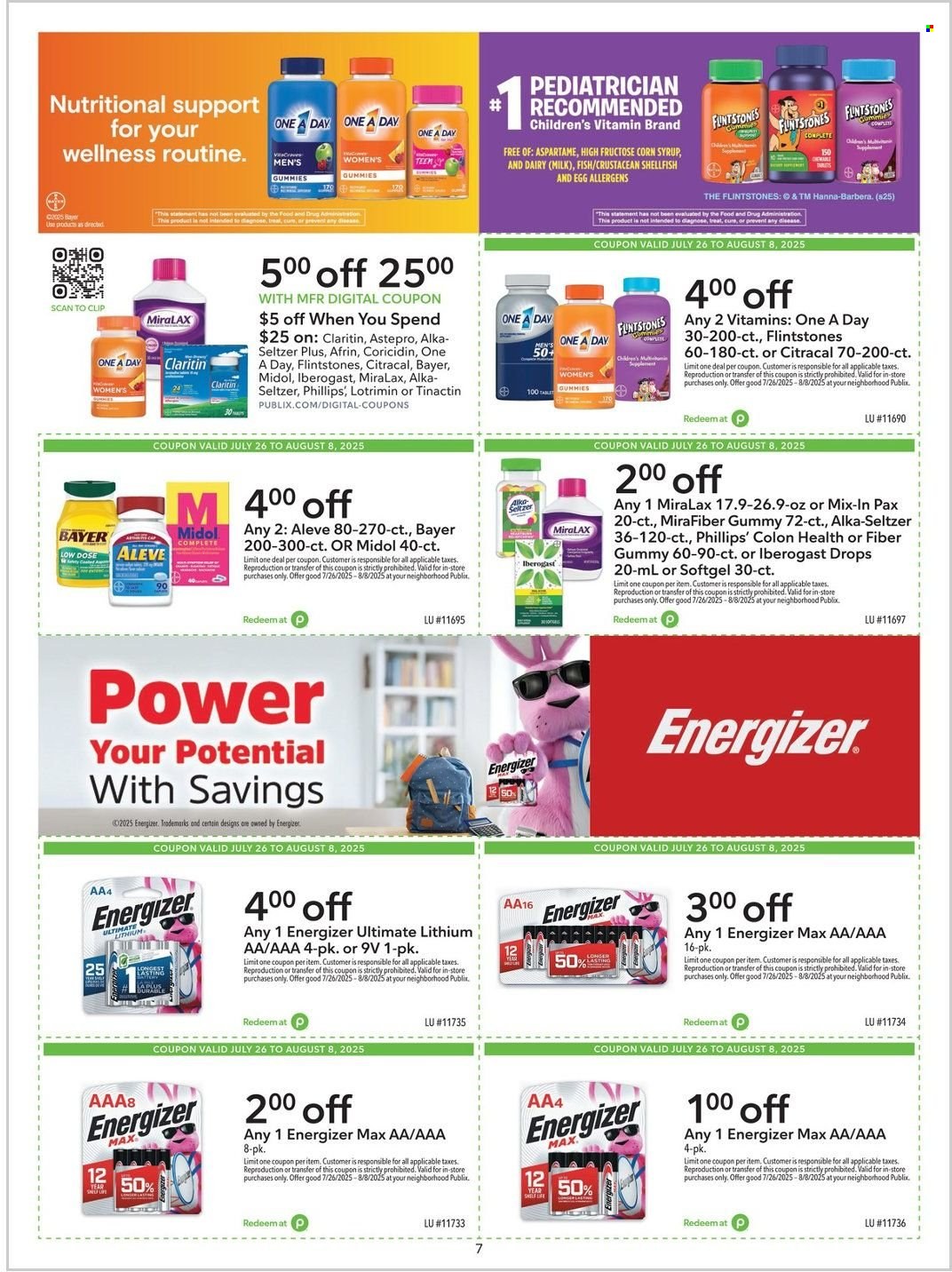 Publix ad - 07/26/2025 - 08/08/2025. Page 7