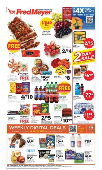 Fred Meyer Flyer - 07/30/2025 - 08/05/2025.