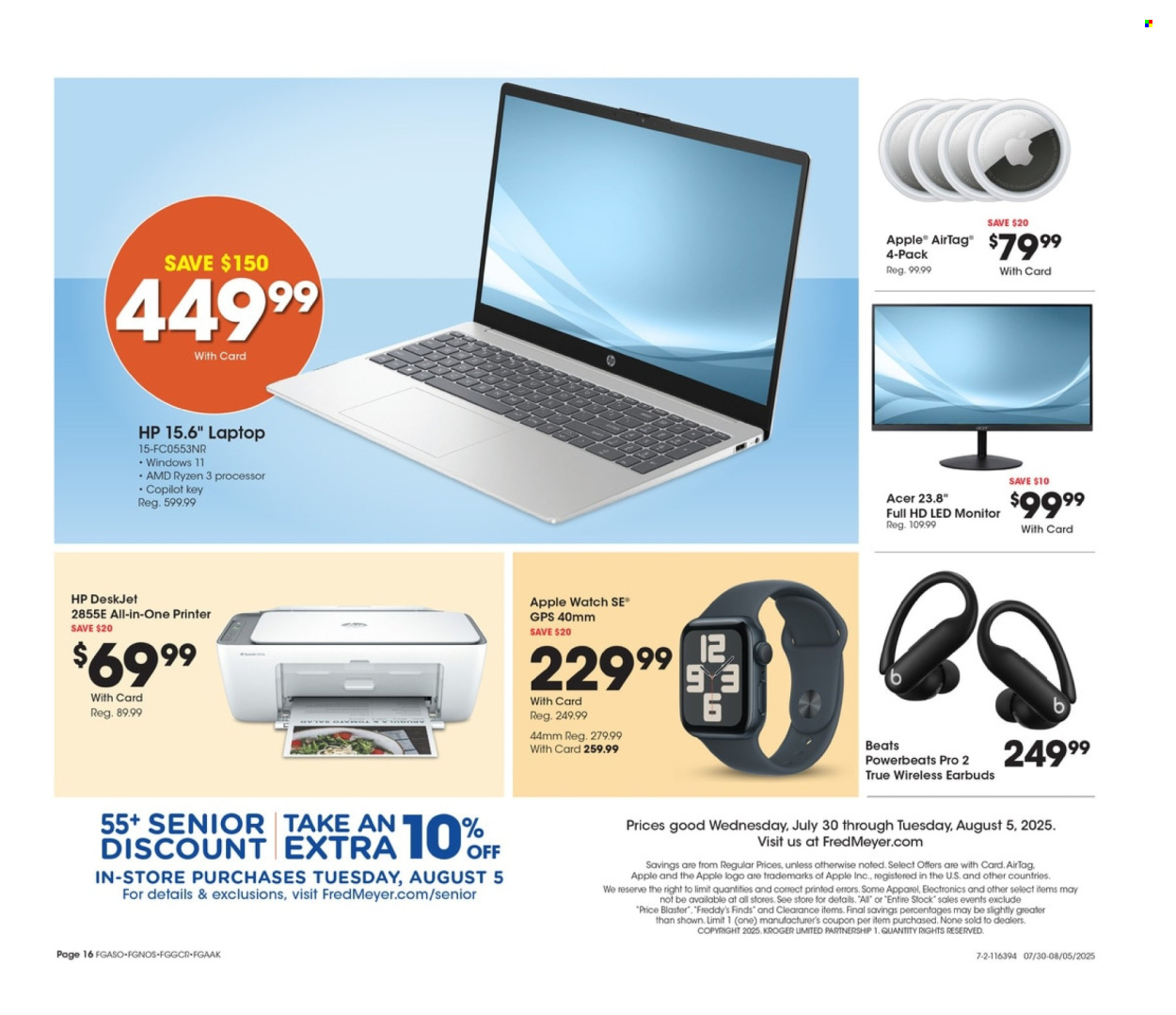 Fred Meyer ad - 07/30/2025 - 08/05/2025. Page 19
