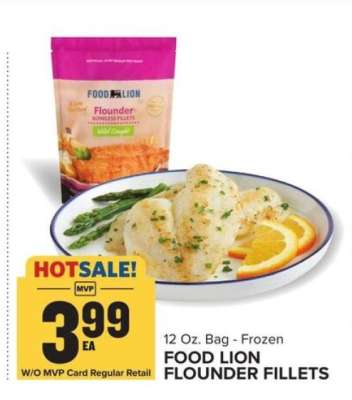 FOOD LION FLOUNDER FILLETS