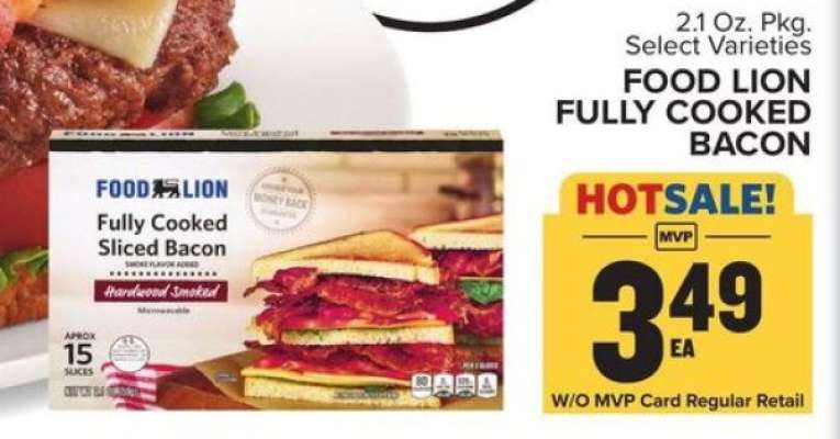 Food Lion Fully Cooked Bacon