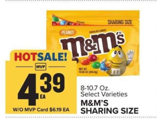 M&M's Sharing Size