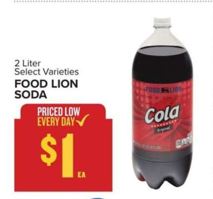 FOOD LION SODA