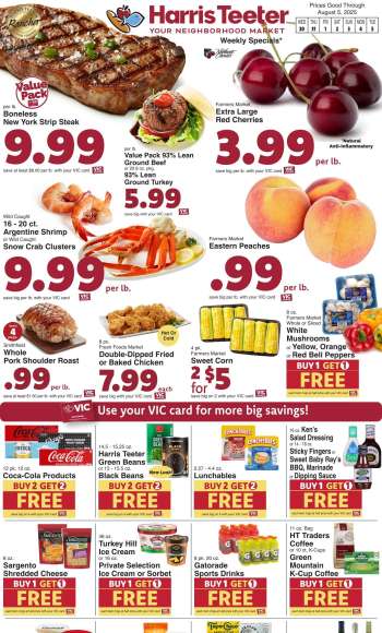 Harris Teeter Flyer - 07/30/2025 - 08/05/2025.