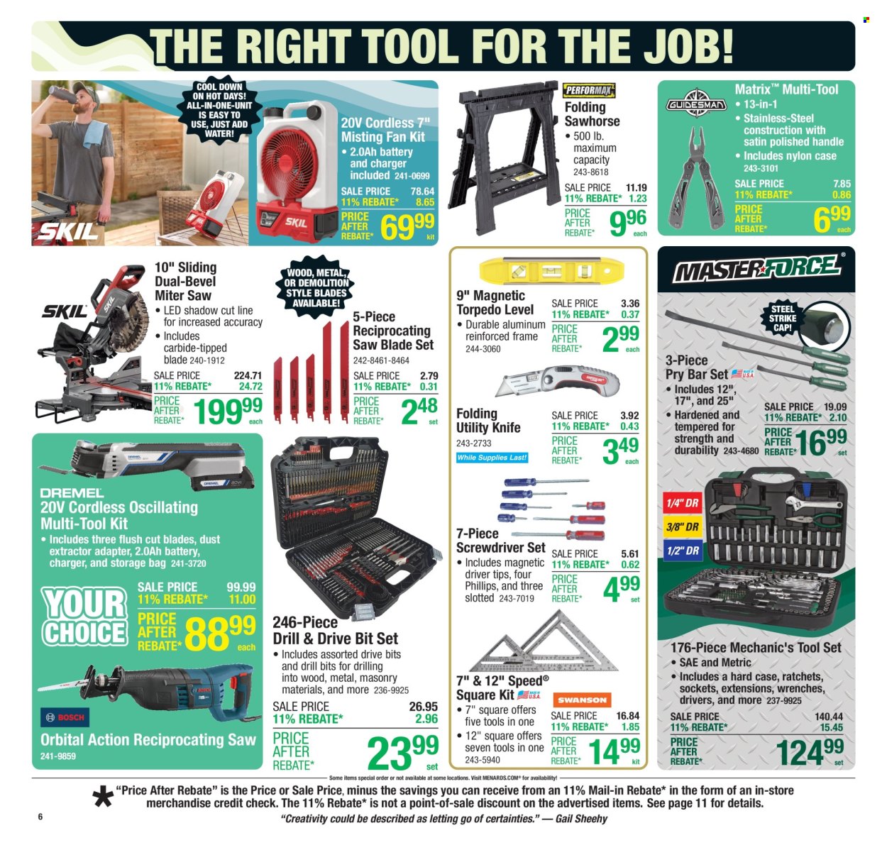 Menards ad - 07/30/2025 - 08/10/2025. Page 9