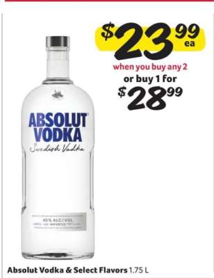 Absolut Vodka & Select Flavors