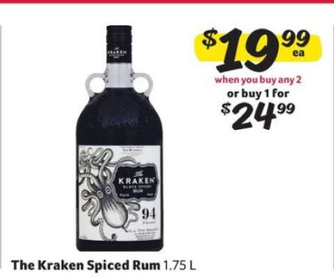The Kraken Spiced Rum