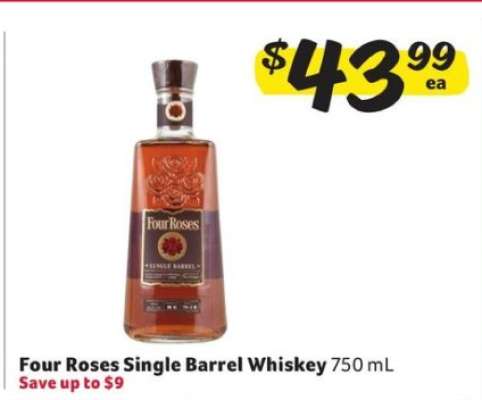 Four Roses Single Barrel Whiskey