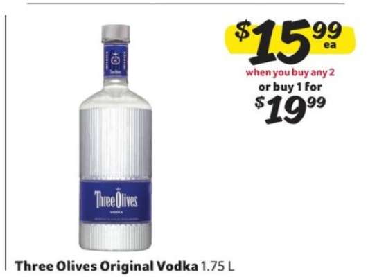 Three Olives Original Vodka