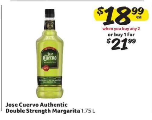 Jose Cuervo Authentic Double Strength Margarita