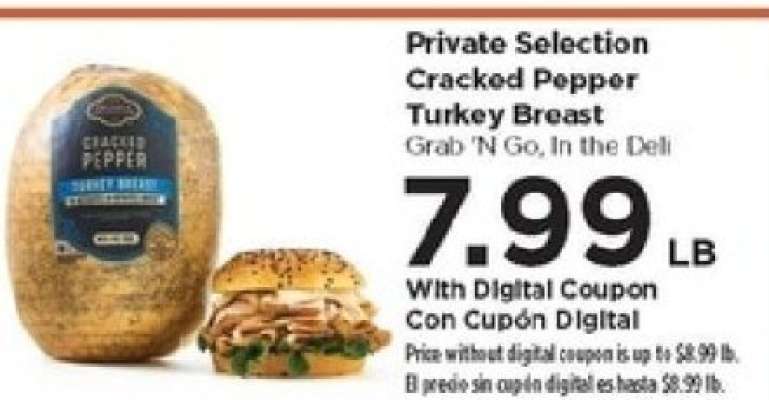 Private Selection Cracked Pepper Turkey Breast