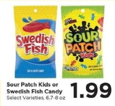 Sour Patch Kids or Swedish Fish Candy