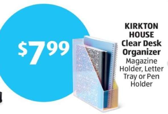 KIRKTON HOUSE Clear Desk Organizer