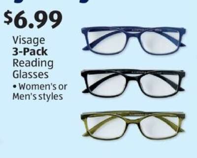Visage 3-Pack Reading Glasses