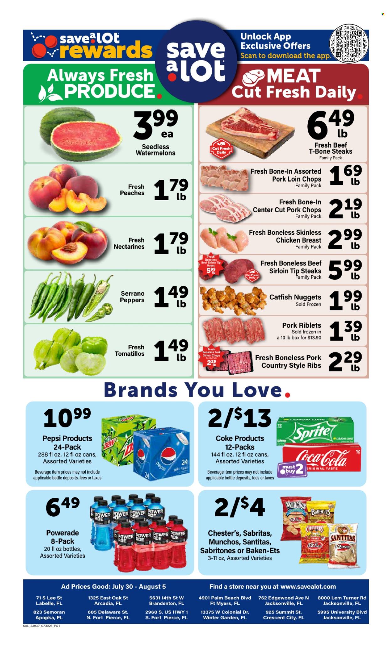 Save a Lot ad - 07/30/2025 - 08/05/2025. Page 1
