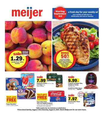 Meijer Flyer - 08/03/2025 - 08/09/2025.