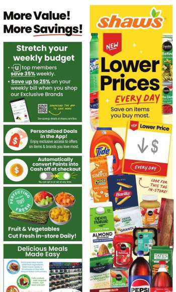 Shaw’s Flyer - 08/01/2025 - 08/07/2025.